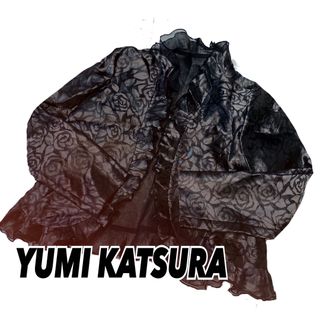 ユミカツラ(YUMI KATSURA)の【YUMI KATSURA】桂由美 ユミカツラ オーガンジージャケット ブラック(その他)