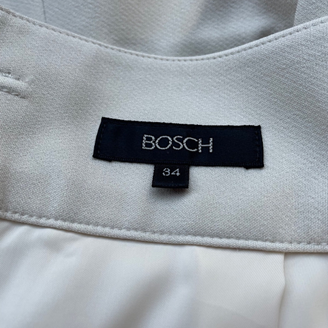 BOSCH(ボッシュ)のBOSCH ボッシュ　ワイドパンツ　ホワイト　ベージュ　34 レディースのパンツ(カジュアルパンツ)の商品写真