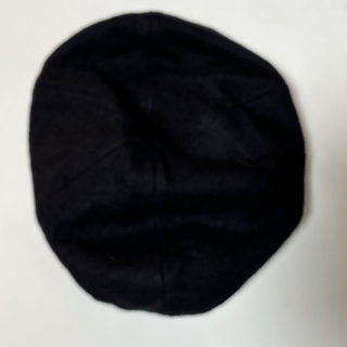 ユニクロ(UNIQLO)のUNIQLO ユニクロ ベレー帽　ブラック  キャップ　帽子 サイズ　〜57cm(ハンチング/ベレー帽)