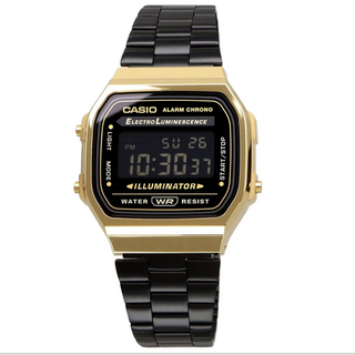 【箱なし】CASIO カシオ 腕時計 海外モデル A168WEGB-1B(腕時計(デジタル))