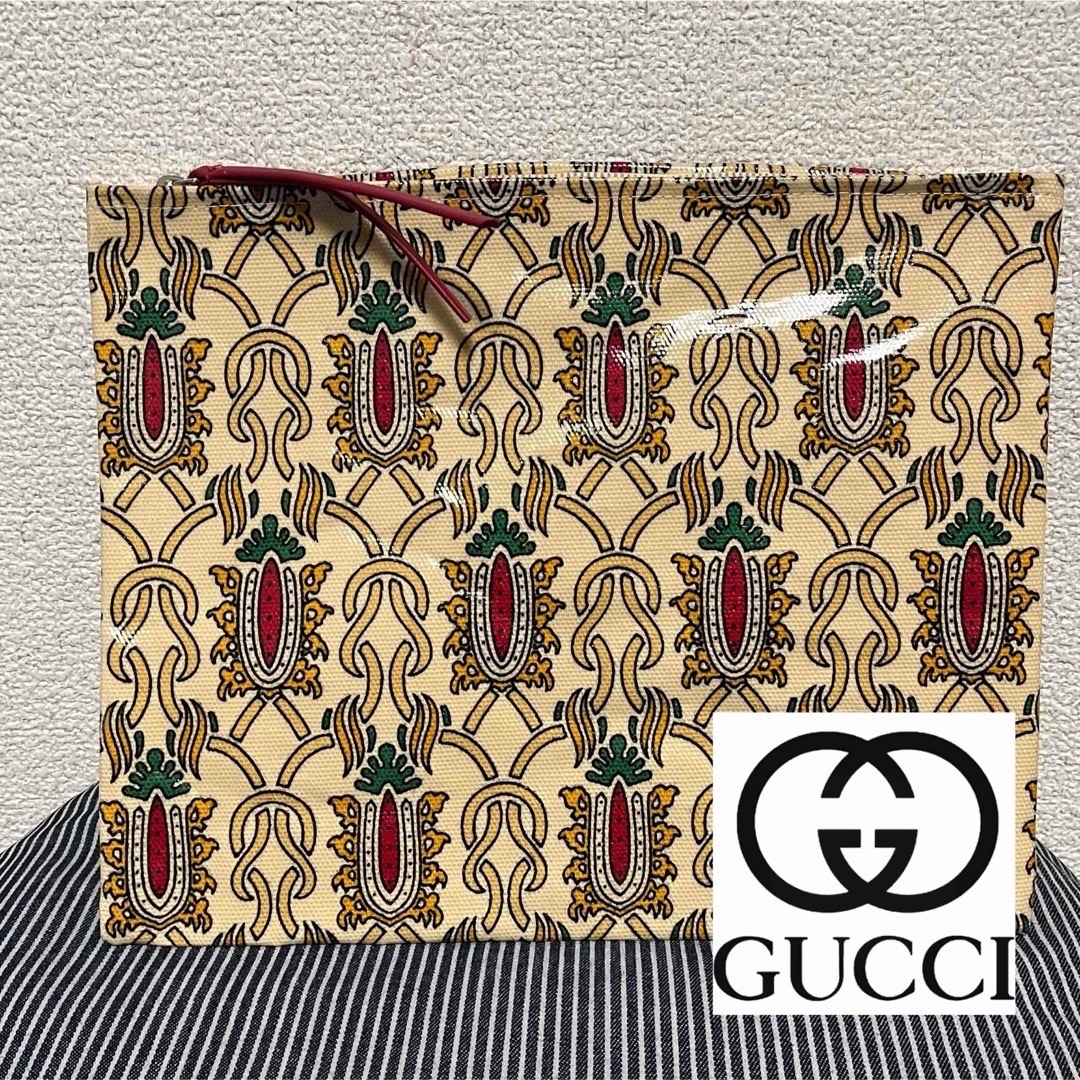 Gucci(グッチ)のGUCCIガーデン　クラッチバッグ　限定品 レディースのバッグ(クラッチバッグ)の商品写真