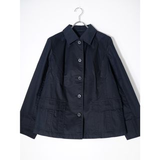 バーバリー(BURBERRY)のBURBERRY LONDON/バーバリー ロンドン 大きいサイズ イタリア製生地コットン 水牛の角ボタンスプリングジャケット【44】【LJKA74393】(その他)