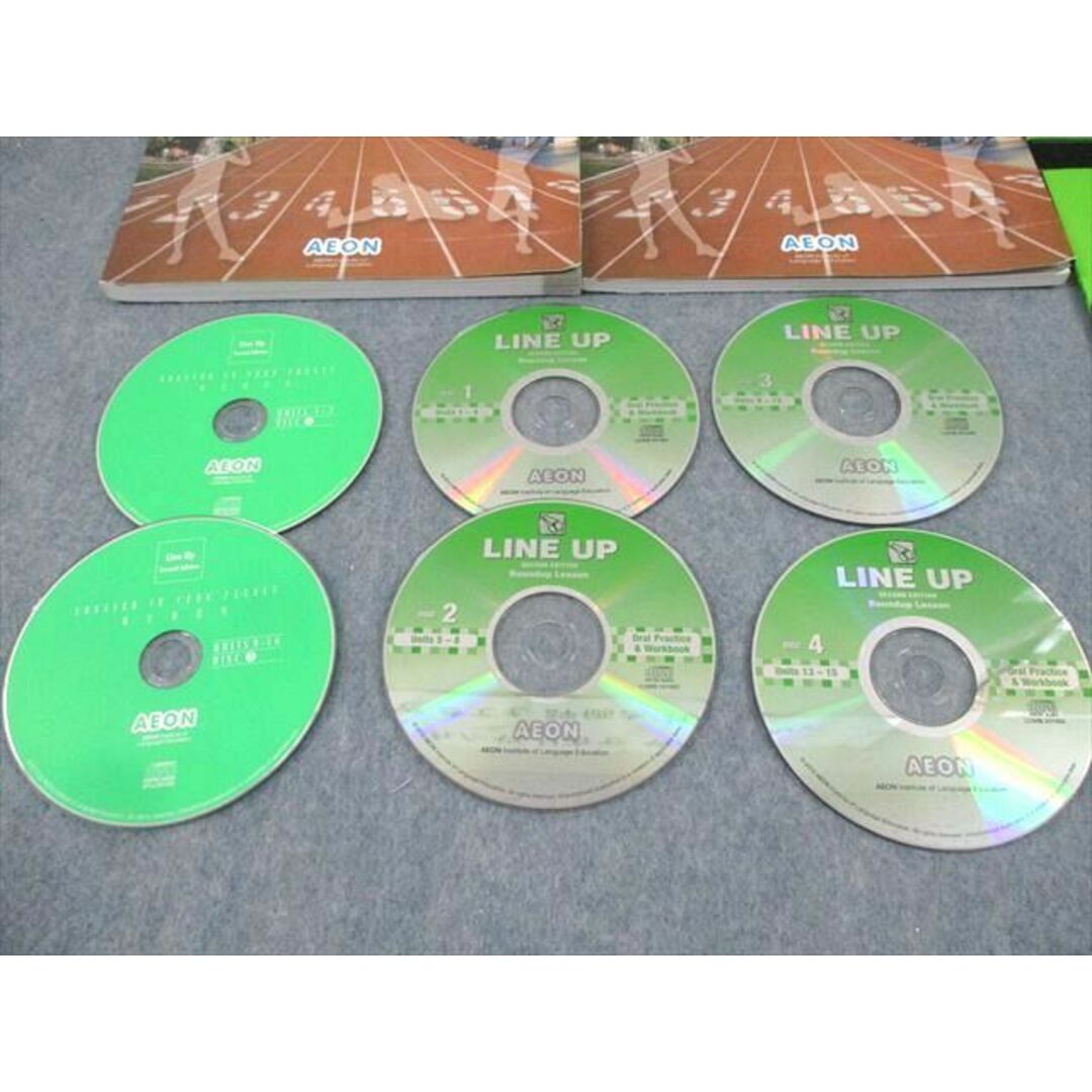 AEON イーオン LINE UP SECOND EDITION Oral Practice & Workbook 計2冊 CD6枚付 ☆ 048M4D エンタメ/ホビーの本(語学/参考書)の商品写真