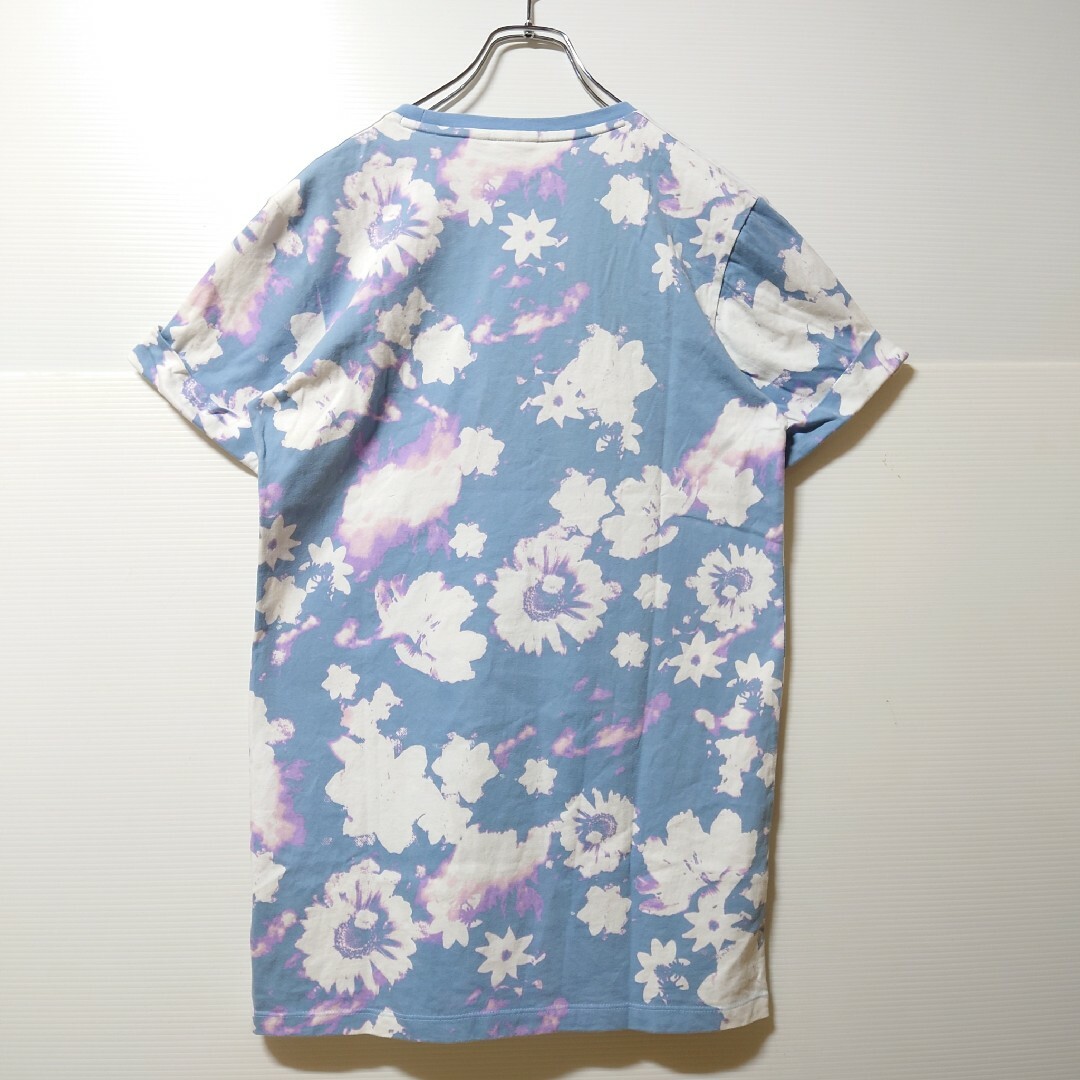 adidas(アディダス)のadidas★花柄 Tシャツワンピース★チュニック★ドレス★M★レディース レディースのワンピース(ミニワンピース)の商品写真