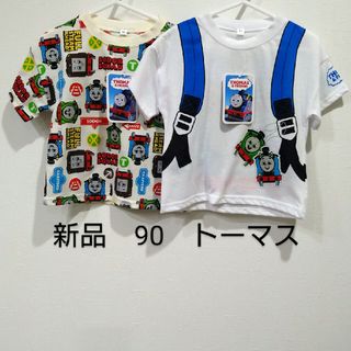 THOMAS - トーマス　tシャツ 半袖　総柄　リュック　きかんしゃトーマス　90　まとめ売り