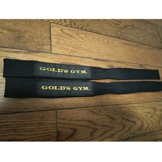 ゴールドジム(GOLD'S GYM)のゴールドジム　リストラップ　ブラック(トレーニング用品)