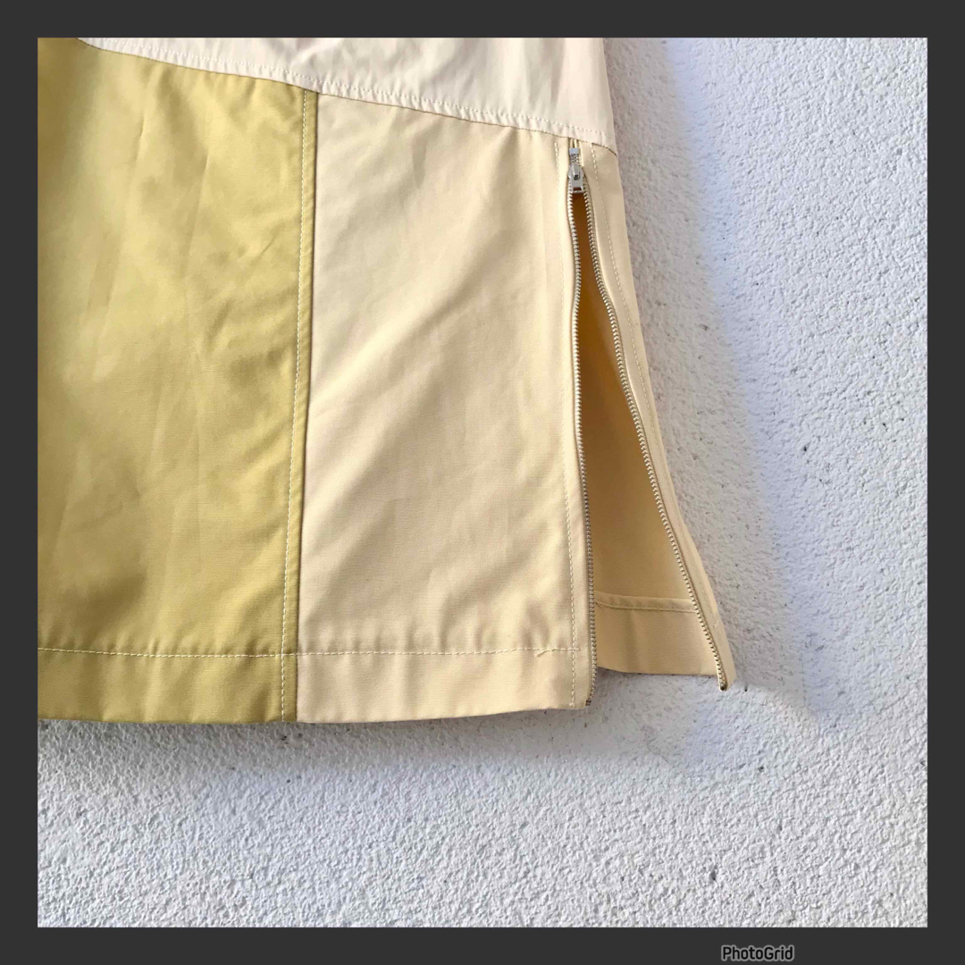 ZARA(ザラ)のザラ/ZARA  ●パッチワークギャバジンスカート/ラップスカート  【新品】 レディースのスカート(ロングスカート)の商品写真