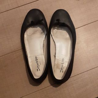 repetto - Lepetto レペット エナメル バレエシューズ 36.5 ベージュの