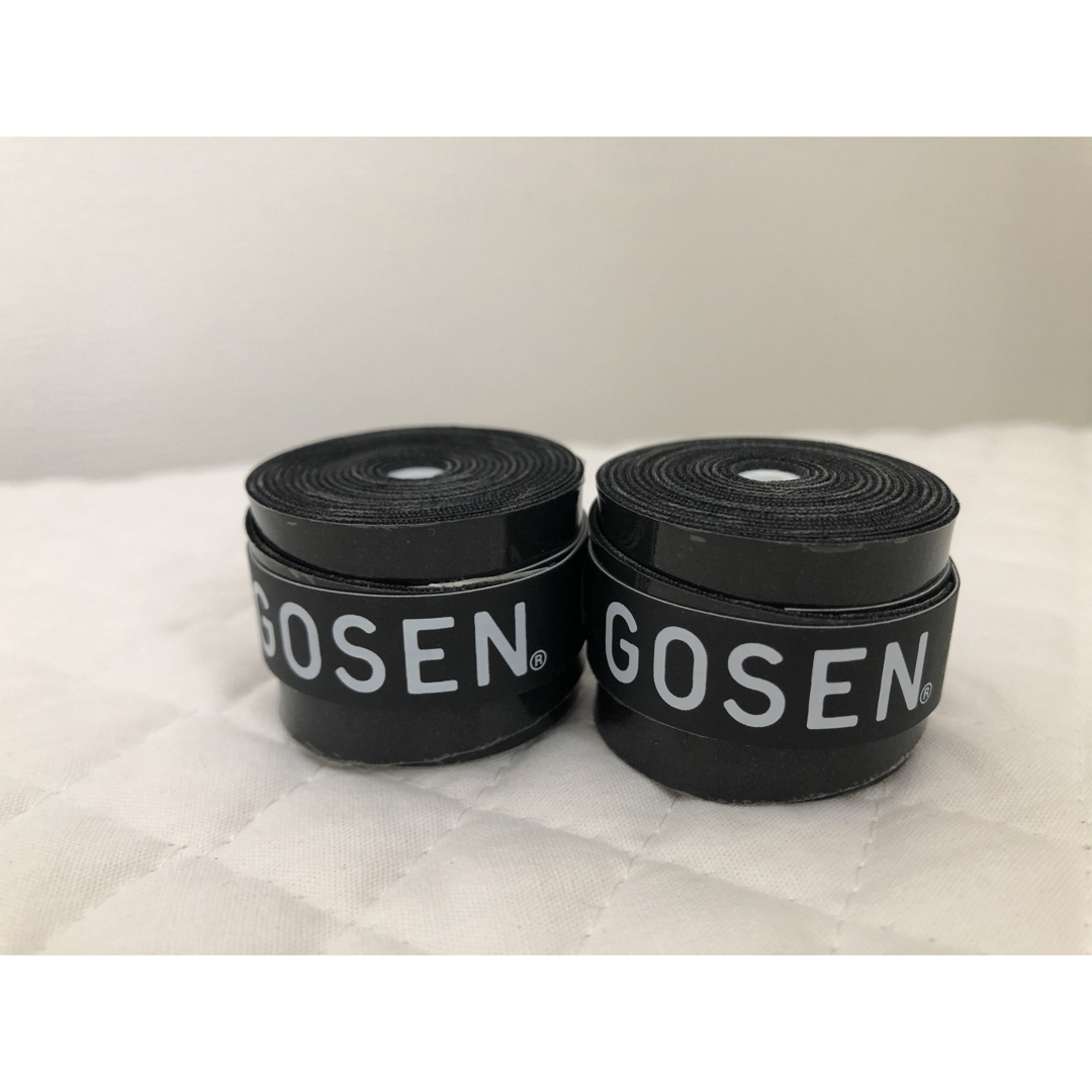 GOSEN(ゴーセン)のGOSEN グリップテープ 2個★迅速発送 黒色 ゴーセン マイバチ✳︎色変更可 エンタメ/ホビーのエンタメ その他(その他)の商品写真