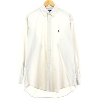 ラルフローレン(Ralph Lauren)の古着 ラルフローレン Ralph Lauren POLO by Ralph Lauren 長袖 ボタンダウンシャツ メンズM /eaa425721(シャツ)