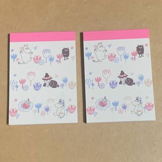 MOOMIN - ムーミン ミニミニメモ おでかけ ×2冊 メモ帳 メモパッド