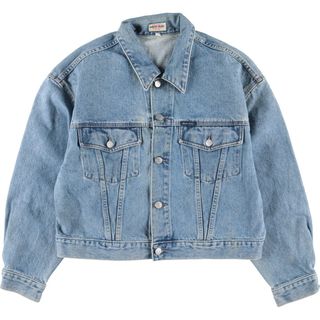 古着 90年代 ゲス Guess JEANS デニムジャケット Gジャン USA製 メンズXL ヴィンテージ /eaa426947