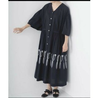 ミナペルホネン(mina perhonen)のmaruさま専用☆ミナペルホネン 2023s/s développé ドレス38(ロングワンピース/マキシワンピース)