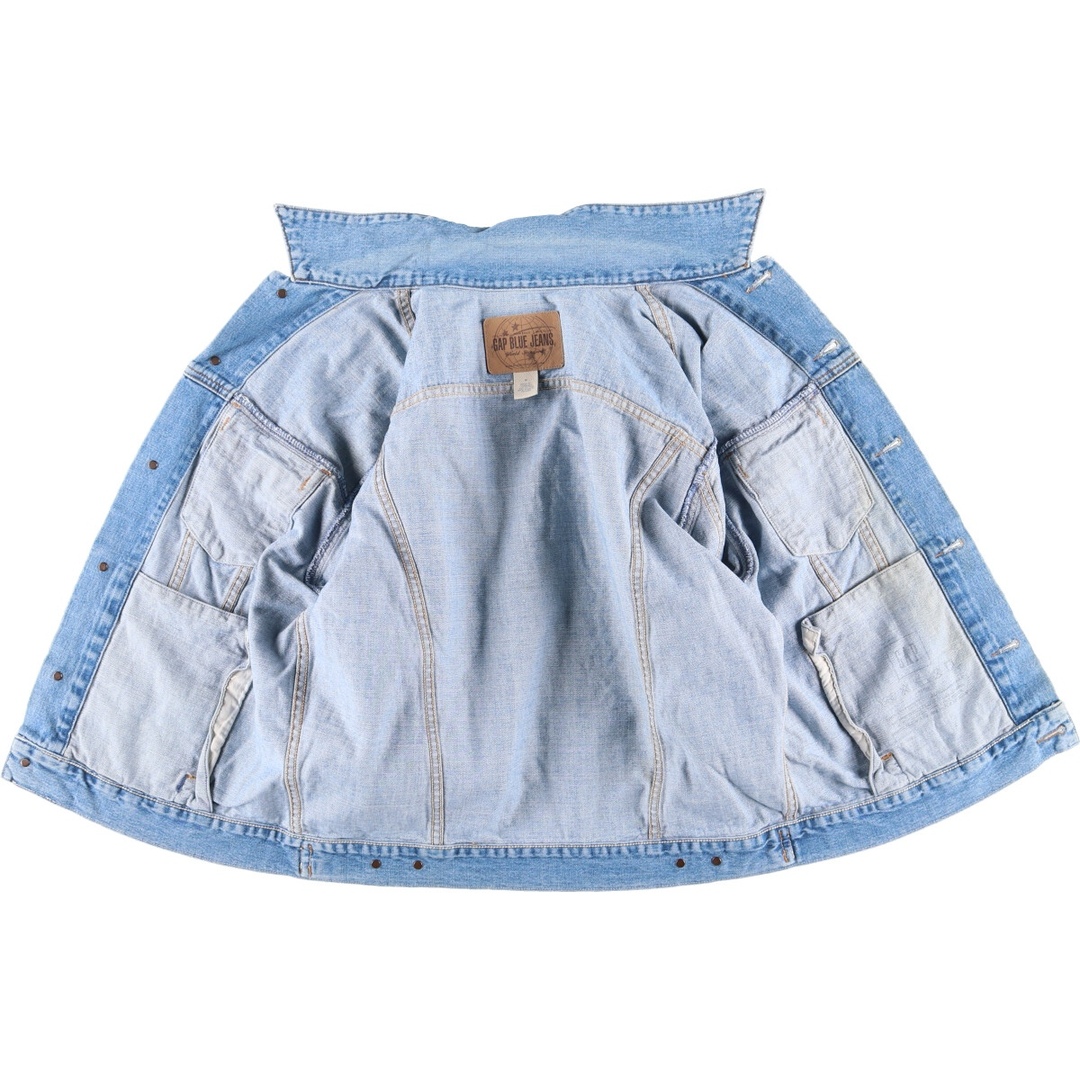 GAP(ギャップ)の古着 ギャップ GAP BLUE JEANS デニムジャケット Gジャン メンズM /eaa426952 メンズのジャケット/アウター(Gジャン/デニムジャケット)の商品写真