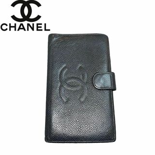 シャネル(CHANEL)の即日発送 CHANEL 長財布 キャビアスキン ブラック ココマーク 二つ折り(その他)