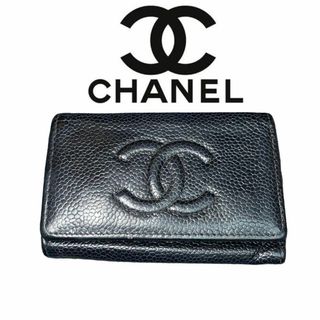 シャネル(CHANEL)の即日発送 CHANEL 6連キーケース キャビアスキン ブラック(その他)