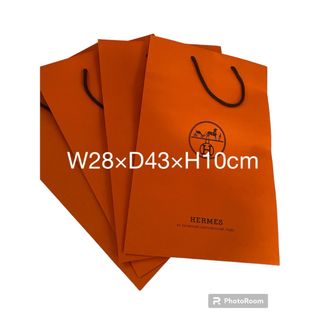HERMES ショッパー　中　4枚(ショップ袋)