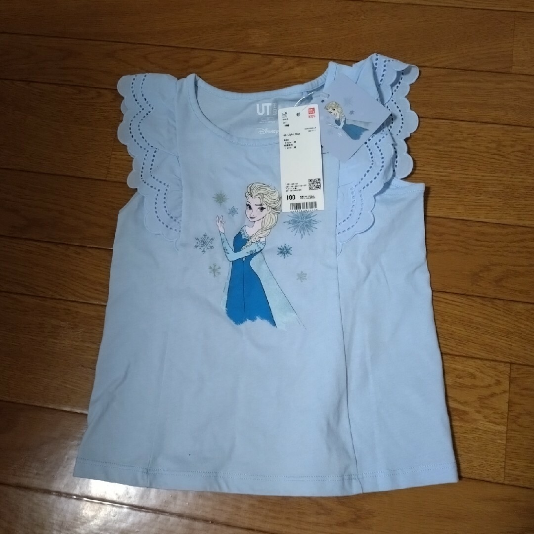 UNIQLO(ユニクロ)のＴシャツ キッズ/ベビー/マタニティのキッズ服女の子用(90cm~)(Tシャツ/カットソー)の商品写真