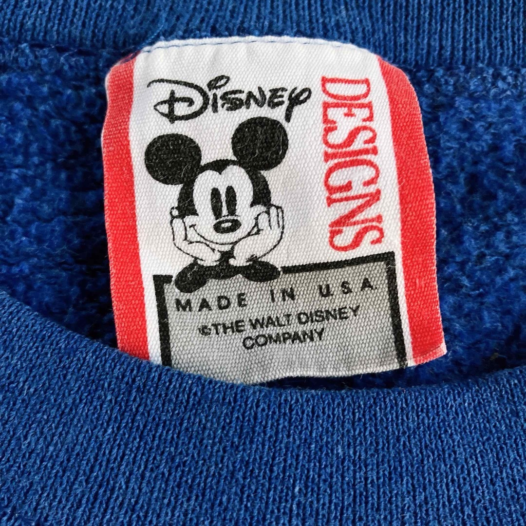 Disney(ディズニー)のusedレトロ ミッキー スウェット USA製 古着 ヴィンテージvintage メンズのトップス(スウェット)の商品写真