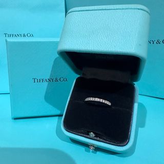 ティファニー(Tiffany & Co.)の未使用Tiffany＆co.ハーフエタニティチャネルダイヤモンドリングPT950(リング(指輪))