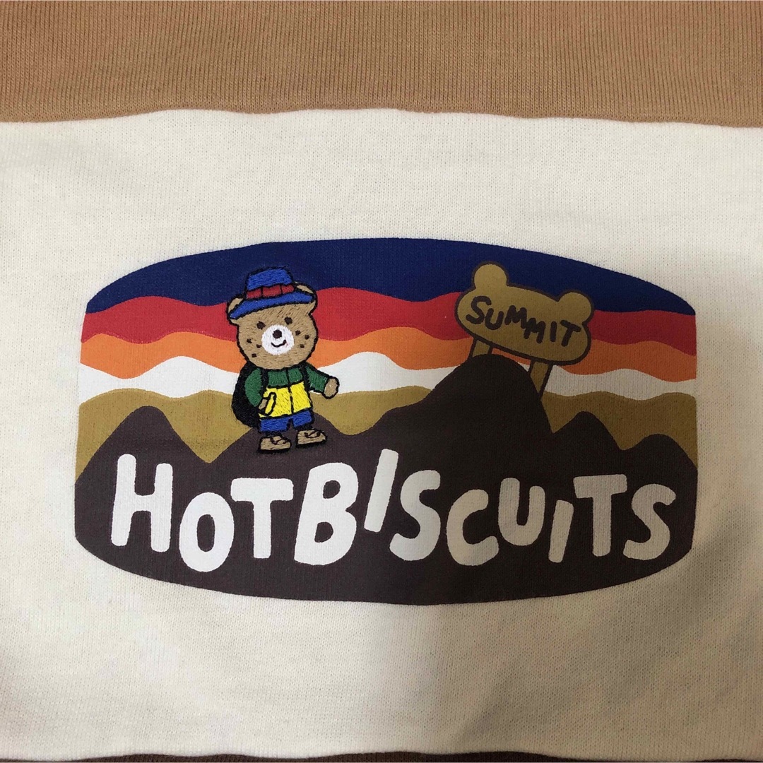 HOT BISCUITS(ホットビスケッツ)のミキハウス　ホットビスケッツ　トレーナー　長袖　120 キッズ/ベビー/マタニティのキッズ服男の子用(90cm~)(Tシャツ/カットソー)の商品写真