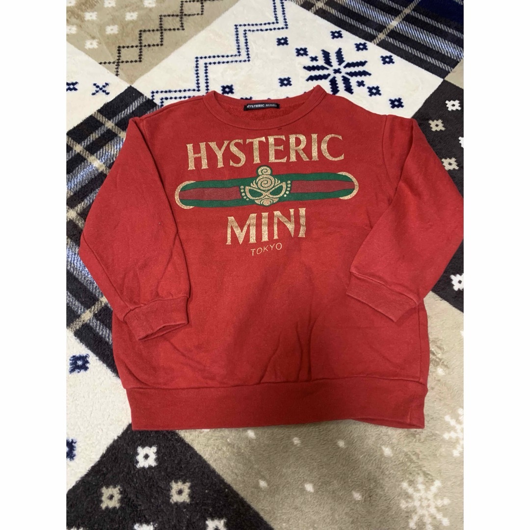 HYSTERIC MINI(ヒステリックミニ)のトレーナー⑤ キッズ/ベビー/マタニティのキッズ服女の子用(90cm~)(Tシャツ/カットソー)の商品写真