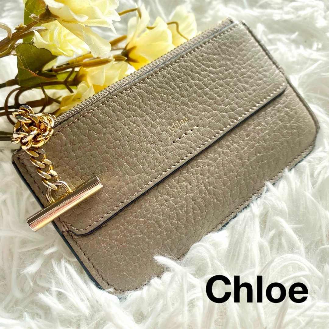 Chloe(クロエ)の60.ロゴ残存✨クロエ フラグメントケース コインケース ドリュー コンパクト レディースのファッション小物(コインケース)の商品写真