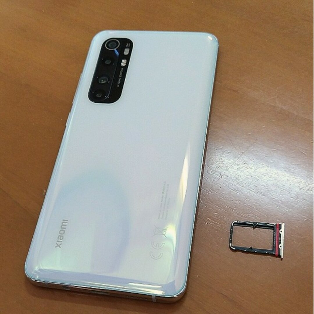 Xiaomi 　Mi Note 10 Lite　グレイシャーホワイト　美品 スマホ/家電/カメラのスマートフォン/携帯電話(スマートフォン本体)の商品写真