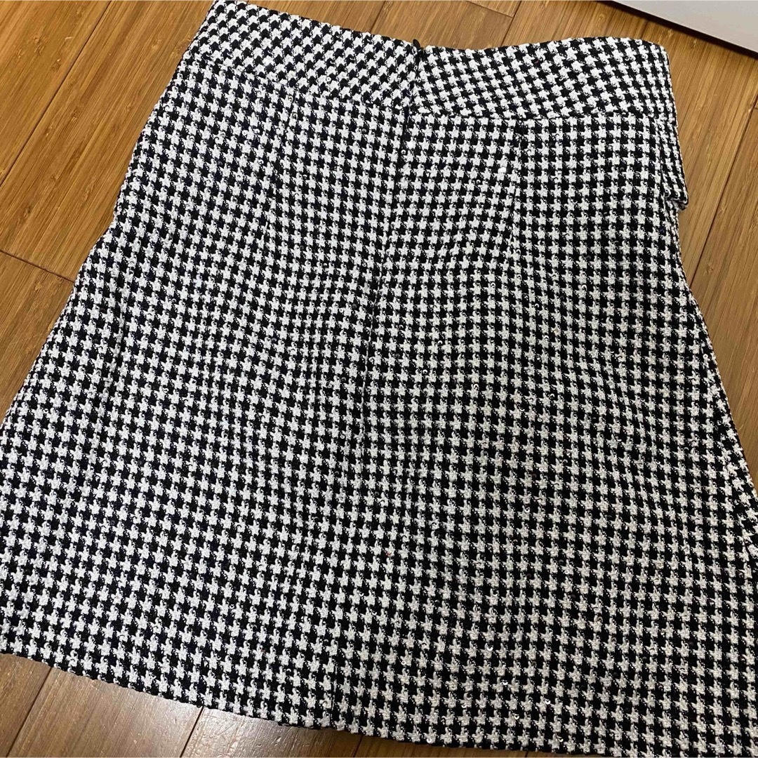 other(アザー)のeneu エヌー check mini skirt black 未使用 レディースのスカート(ひざ丈スカート)の商品写真
