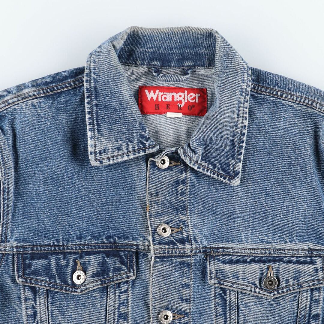 Wrangler(ラングラー)の古着 ラングラー Wrangler HERO デニムジャケット Gジャン メンズS /eaa426938 メンズのジャケット/アウター(Gジャン/デニムジャケット)の商品写真