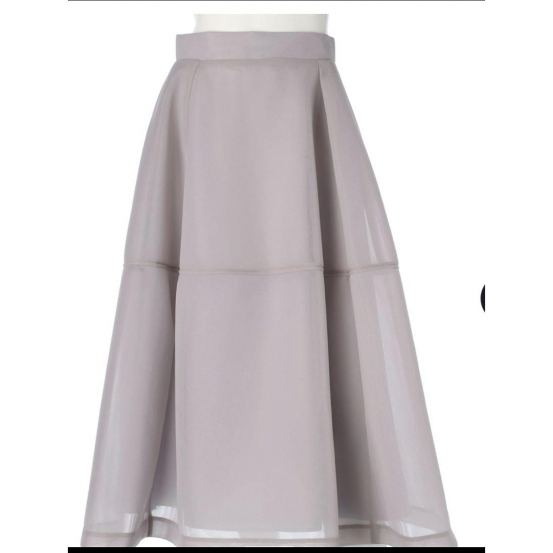 JUSGLITTY(ジャスグリッティー)の最新ジャスグリッティ　シアーフォルムスカート2 レディースのスカート(ロングスカート)の商品写真