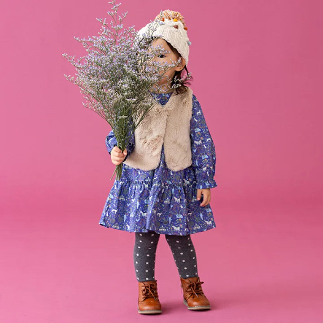 sense of wonder(センスオブワンダー)のSense of Wonder Voyseyワンピース 80cm キッズ/ベビー/マタニティのベビー服(~85cm)(ワンピース)の商品写真