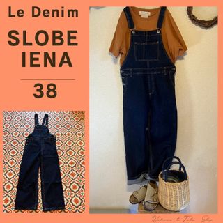 SLOBE IENA - 美品》スローブイエナ　SLOBE IENA リーデニム　インディゴオーバーオール