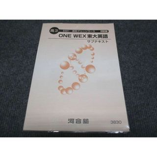 WC28-025 河合塾 高校グリーンコース ONE WEX東大英語 サブテキスト 未使用 2021 08s0B(語学/参考書)