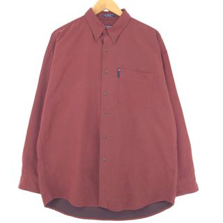 ラルフローレン(Ralph Lauren)の古着 90年代 ラルフローレン Ralph Lauren CHAPS チャップス 長袖 ボタンダウンシャツ メンズL ヴィンテージ /eaa425719(シャツ)