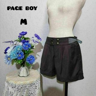 ページボーイ(PAGEBOY)のページボーイ　極上美品　ショートパンツ　Mサイズ　グレー色系(ショートパンツ)