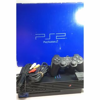 プレイステーション2(PlayStation2)の★動作品★　ソニー　プレステ2 SCPH-10000 CB フルセット 箱付き(家庭用ゲーム機本体)