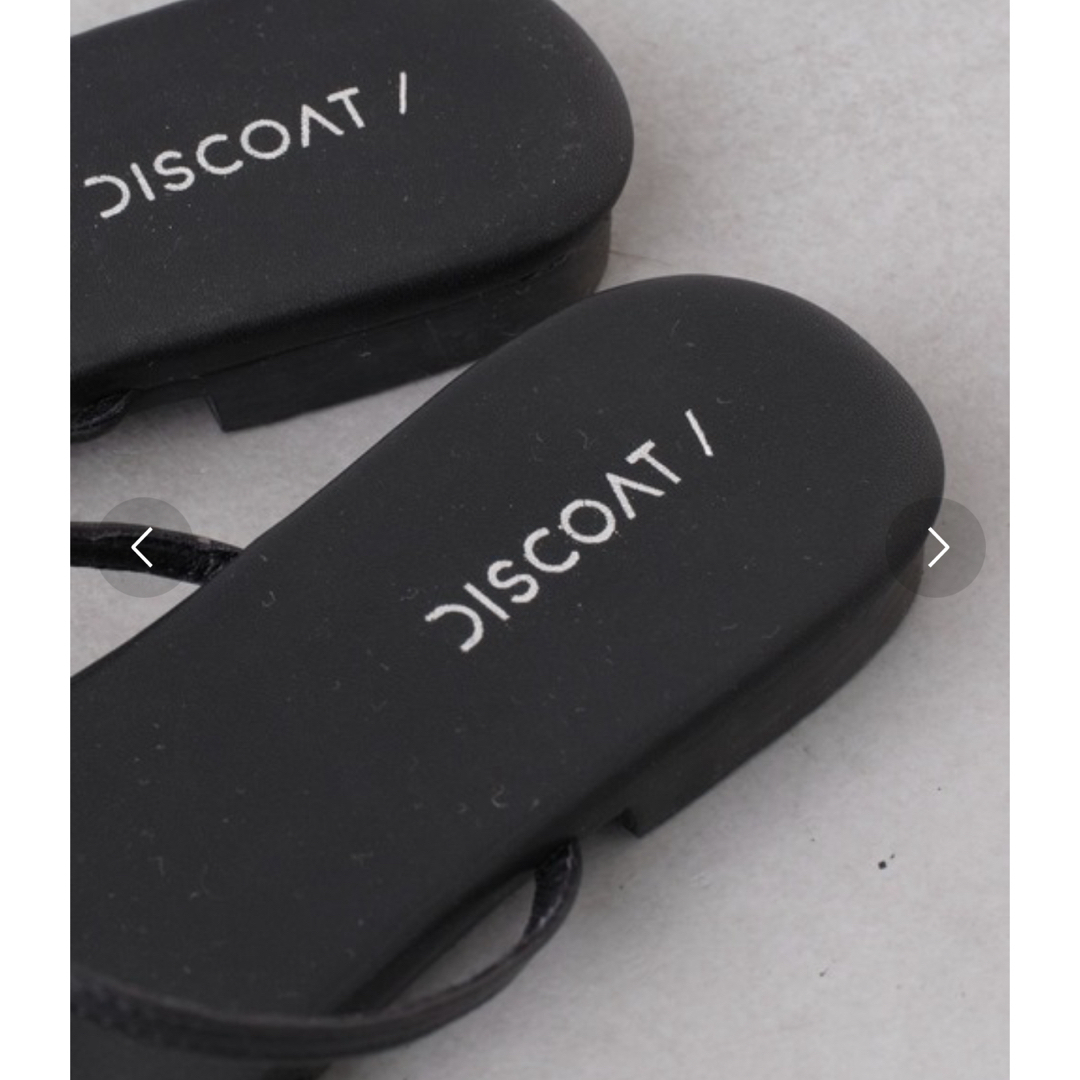 Discoat(ディスコート)のDiscoat ꕤ クロスラインフラットサンダル レディースの靴/シューズ(サンダル)の商品写真