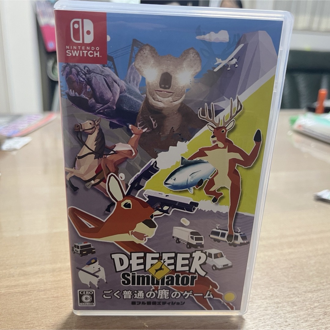 Nintendo Switch(ニンテンドースイッチ)のごく普通の鹿のゲーム DEEEER Simulator 鹿フル装備エディション エンタメ/ホビーのゲームソフト/ゲーム機本体(家庭用ゲームソフト)の商品写真