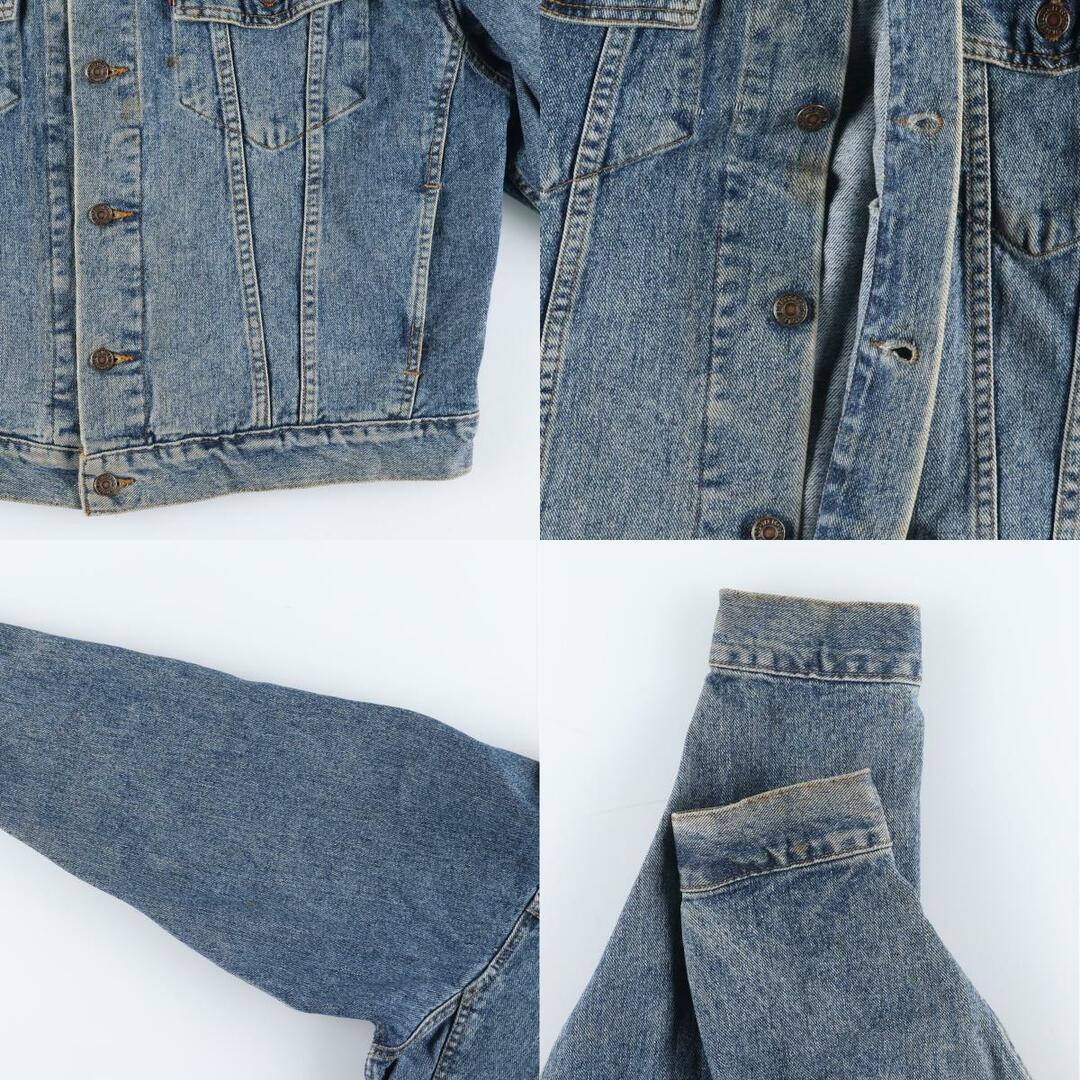 Levi's(リーバイス)の古着 90年代 リーバイス Levi's 70598-4891 デカパッチ デニムジャケット Gジャン USA製 メンズL ヴィンテージ /eaa426550 メンズのジャケット/アウター(Gジャン/デニムジャケット)の商品写真