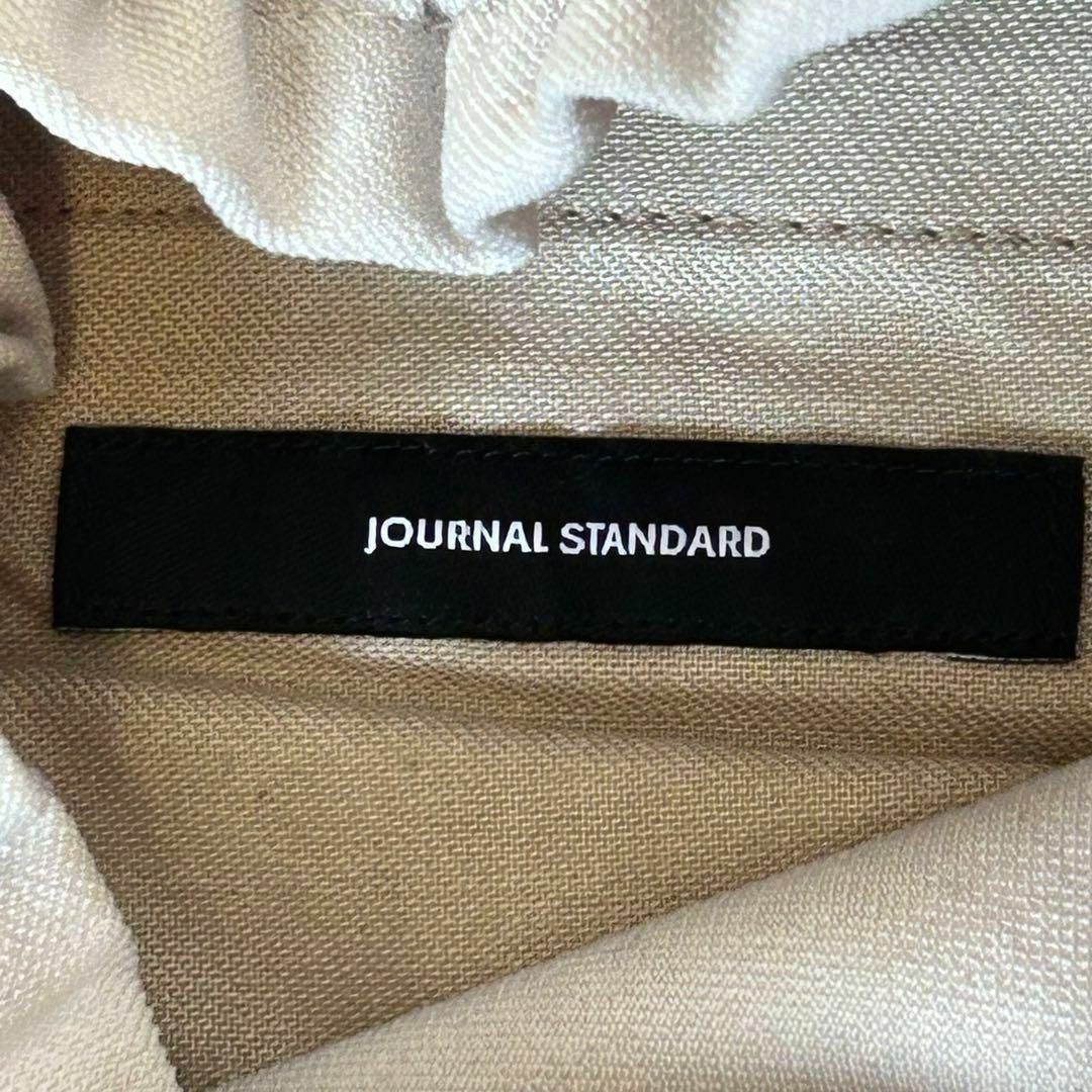 JOURNAL STANDARD(ジャーナルスタンダード)のJOURNAL STANDARDウールライクストレッチワイドパンツ　ライトグレー レディースのパンツ(カジュアルパンツ)の商品写真