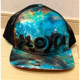 ハーレー(Hurley)のHurley ハーレー NEW ERA ニューエラ メッシュキャップ 宇宙 帽子(キャップ)