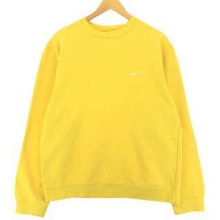 ナイキ(NIKE)の古着 00年代 ナイキ NIKE ワンポイントロゴスウェットシャツ トレーナー メンズM /eaa411697(スウェット)