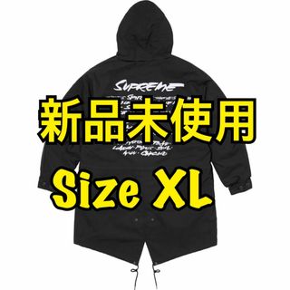 シュプリーム(Supreme)のSupreme Futura Fishtail Parkaフューチュラ黒XL(パーカー)