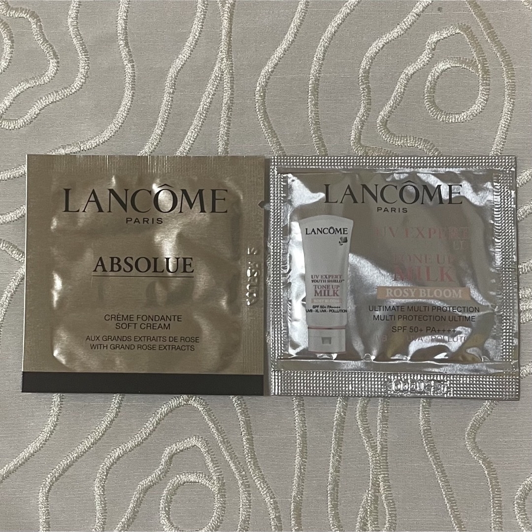 LANCOME(ランコム)のアプソリュクリーム7枚＆UVエクスペールトーンアップ6枚＆ジェニフィック7枚 コスメ/美容のスキンケア/基礎化粧品(美容液)の商品写真