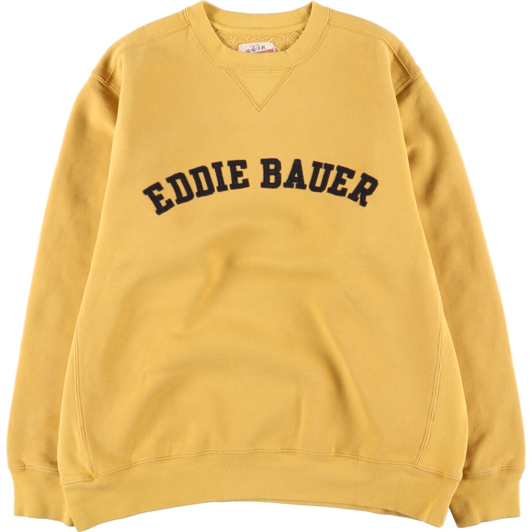 Eddie Bauer(エディーバウアー)の古着 エディーバウアー Eddie Bauer SPORT SHOP ロゴスウェット トレーナー メンズL /eaa387320 メンズのトップス(スウェット)の商品写真