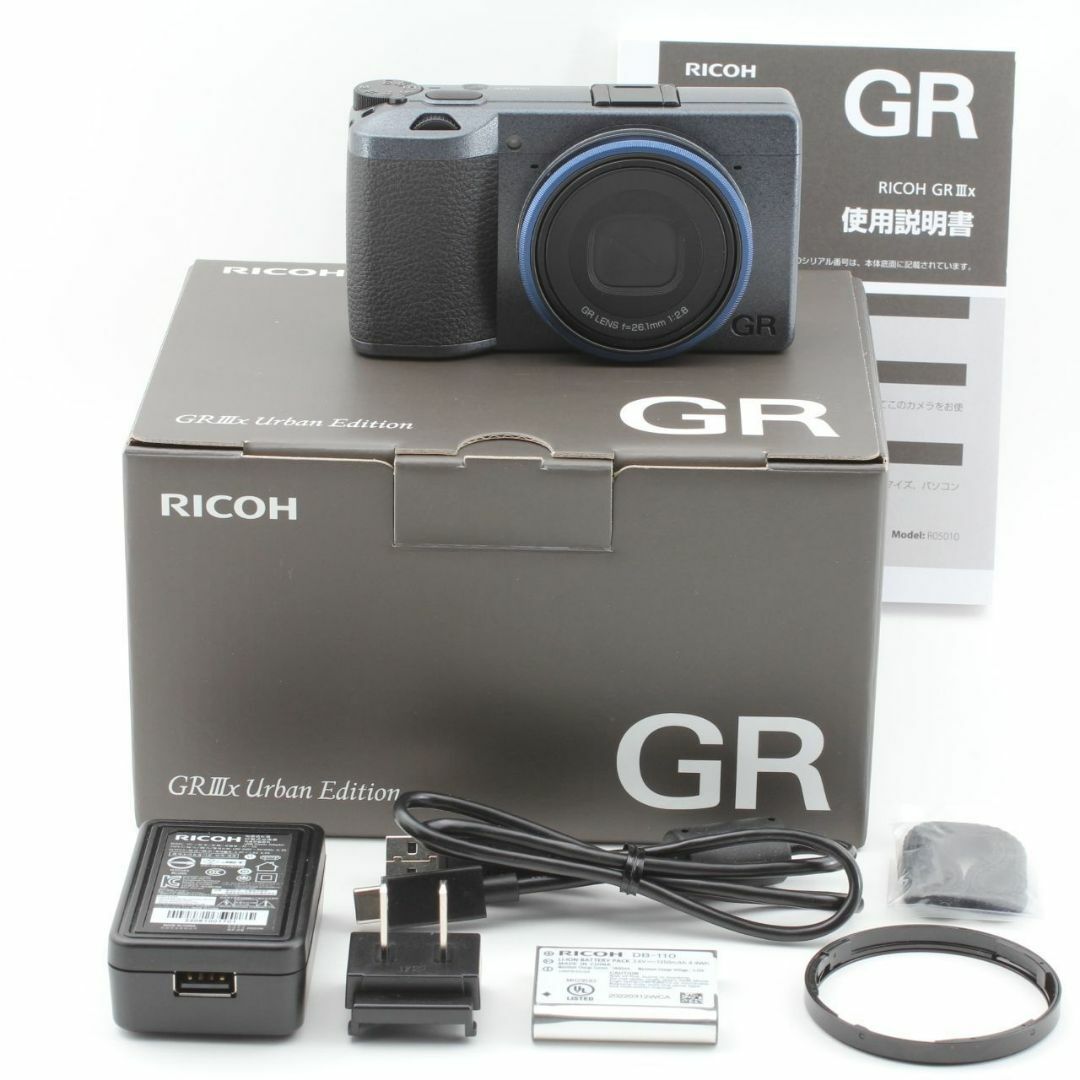 RICOH(リコー)のショット数3,974枚 リコー GR IIIx Urban Edition スマホ/家電/カメラのカメラ(コンパクトデジタルカメラ)の商品写真