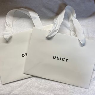 デイシー(deicy)の【2枚セット】DEICY デイシー　ショッパー　ショップ袋　紙袋(ショップ袋)