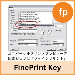 FinePrint Software FinePrint シリアルキー : 文書(その他)