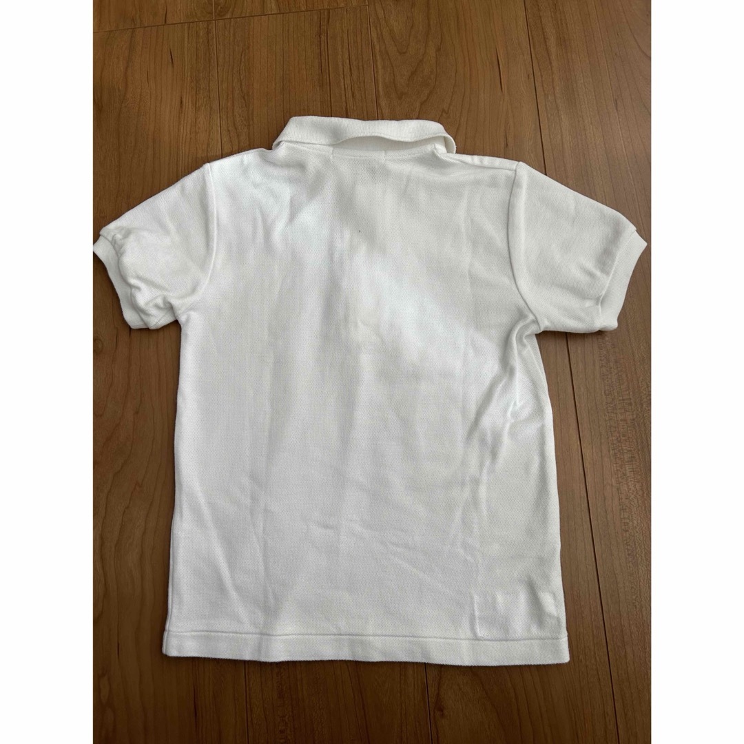 familiar(ファミリア)のファミリア　 ポロシャツ 半袖 白　120 受験 キッズ/ベビー/マタニティのキッズ服男の子用(90cm~)(Tシャツ/カットソー)の商品写真